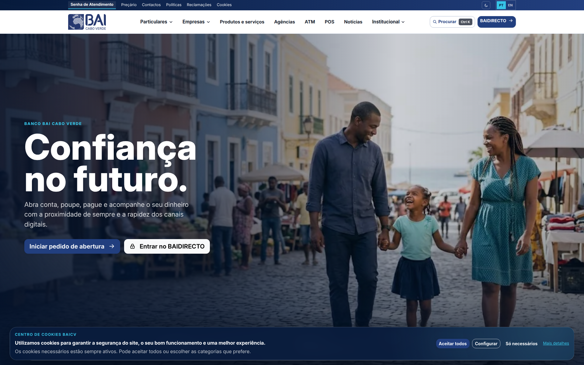 bancobai.cv 主页截图