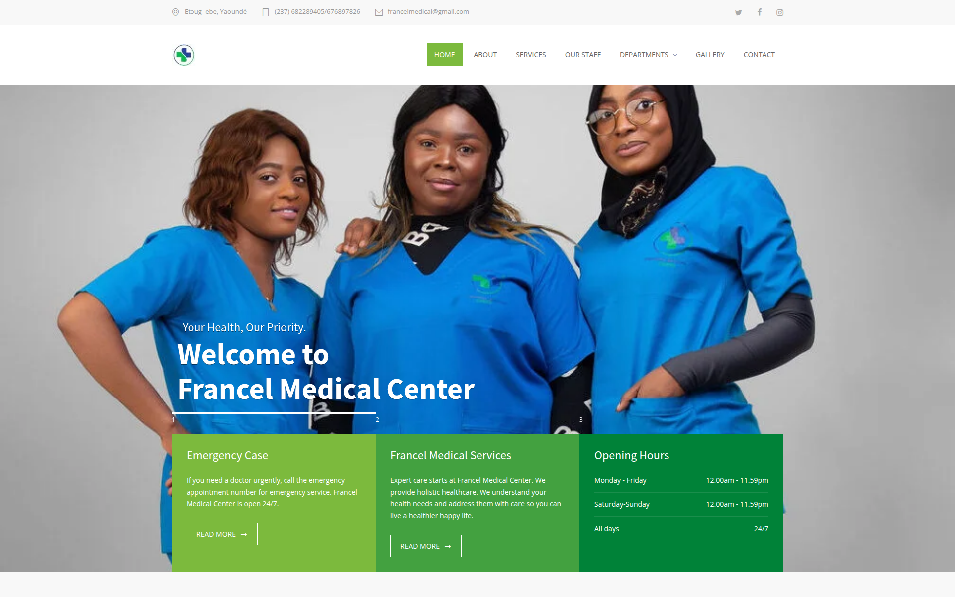 francelmedical.com 主页截图