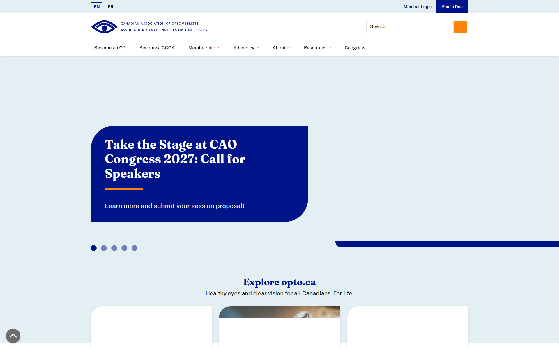 opto.ca 主页截图