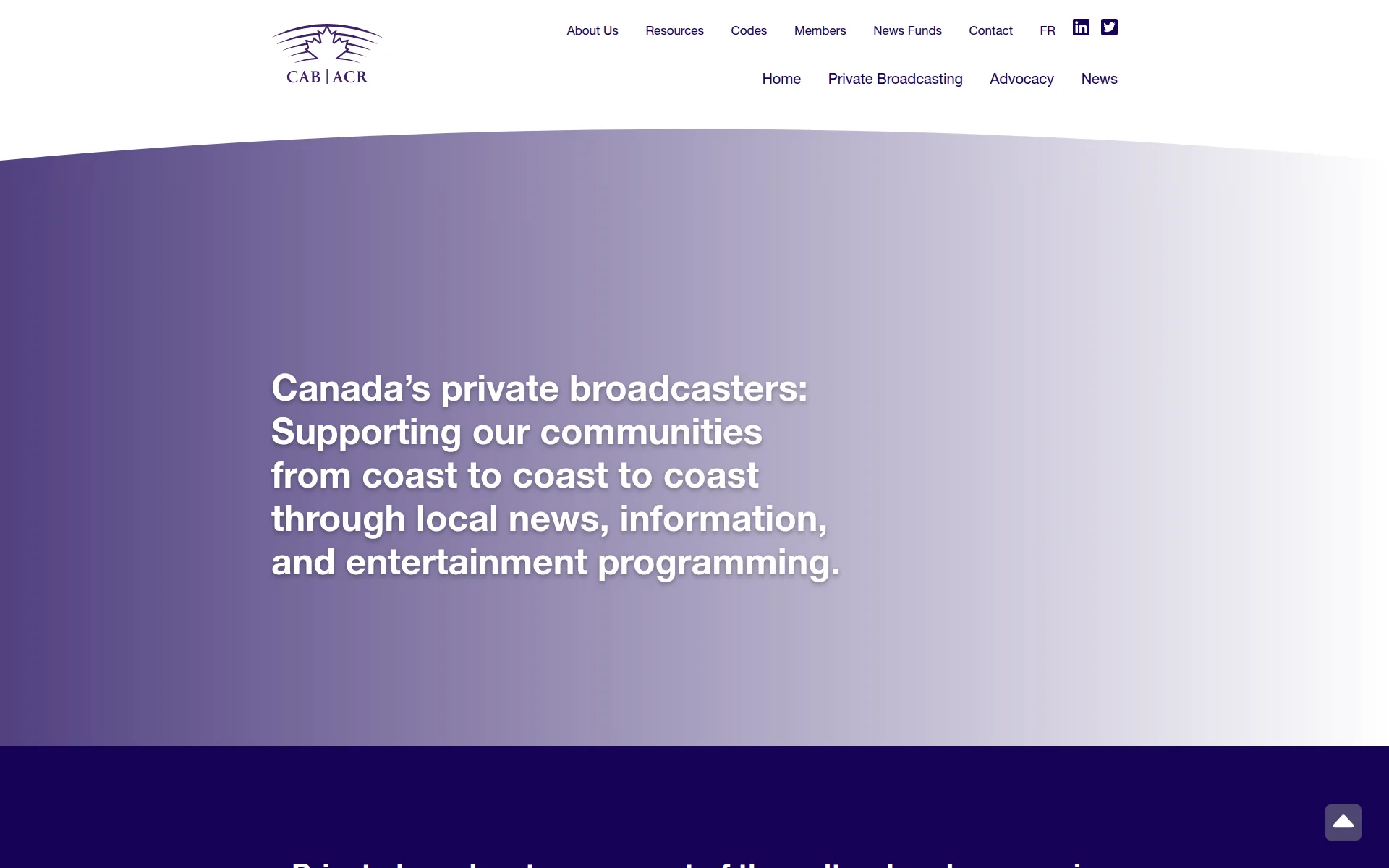 cab-acr.ca 主页截图