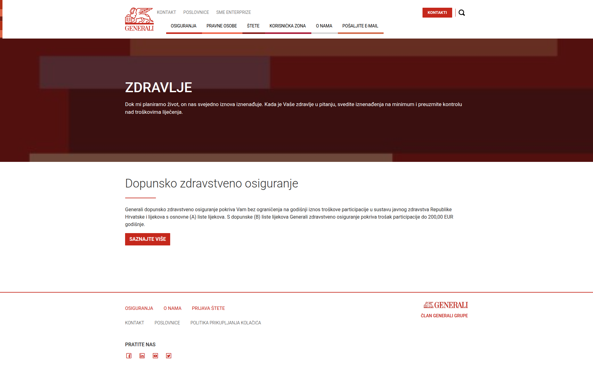 generali.hr 主页截图