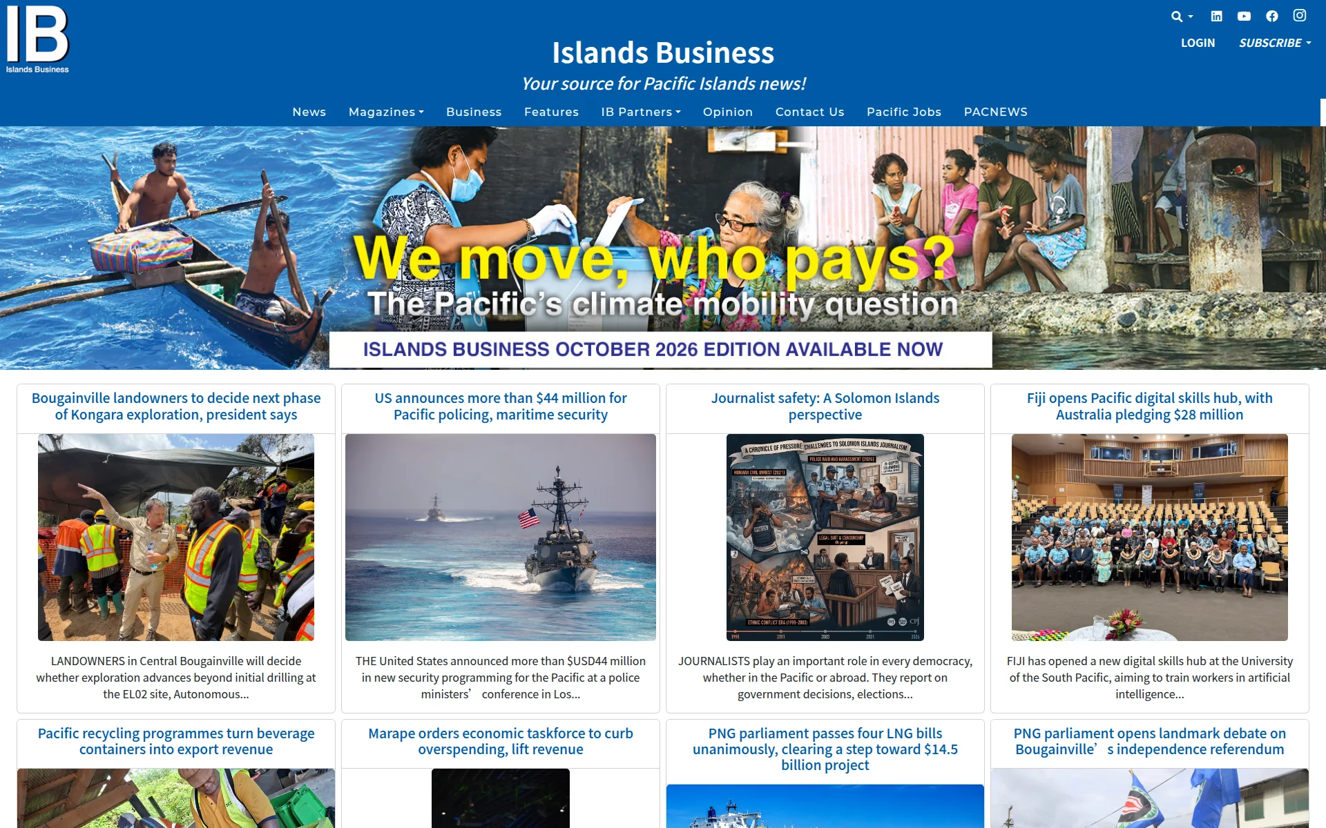 islandsbusiness.com 主页截图
