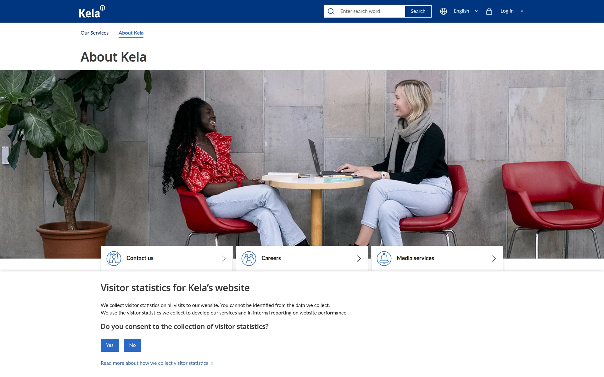 kela.fi 主页截图