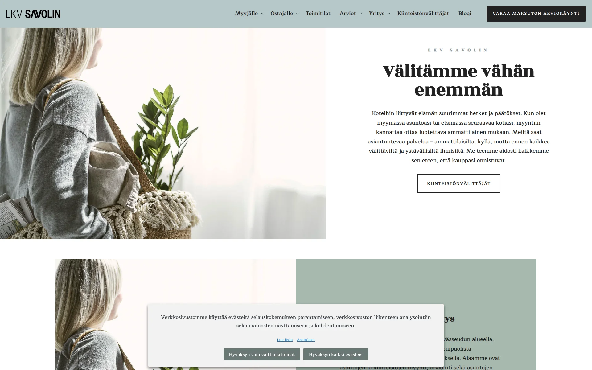 savolin.fi 主页截图