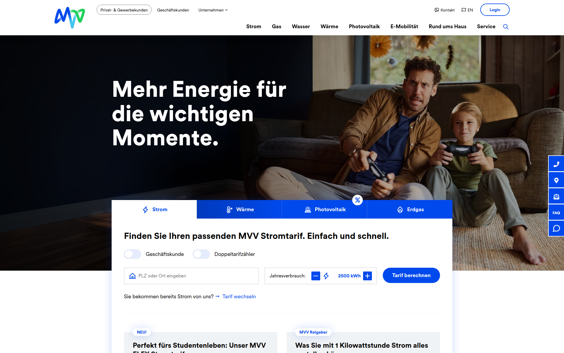 mvv.de 主页截图
