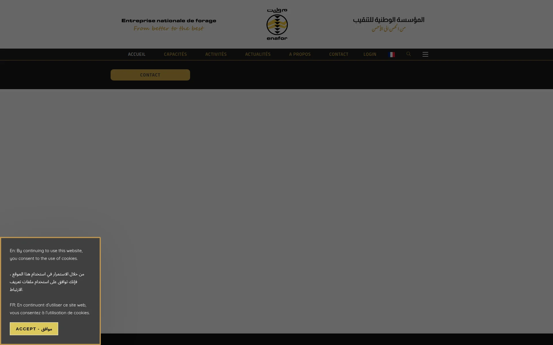 enafor.dz 主页截图