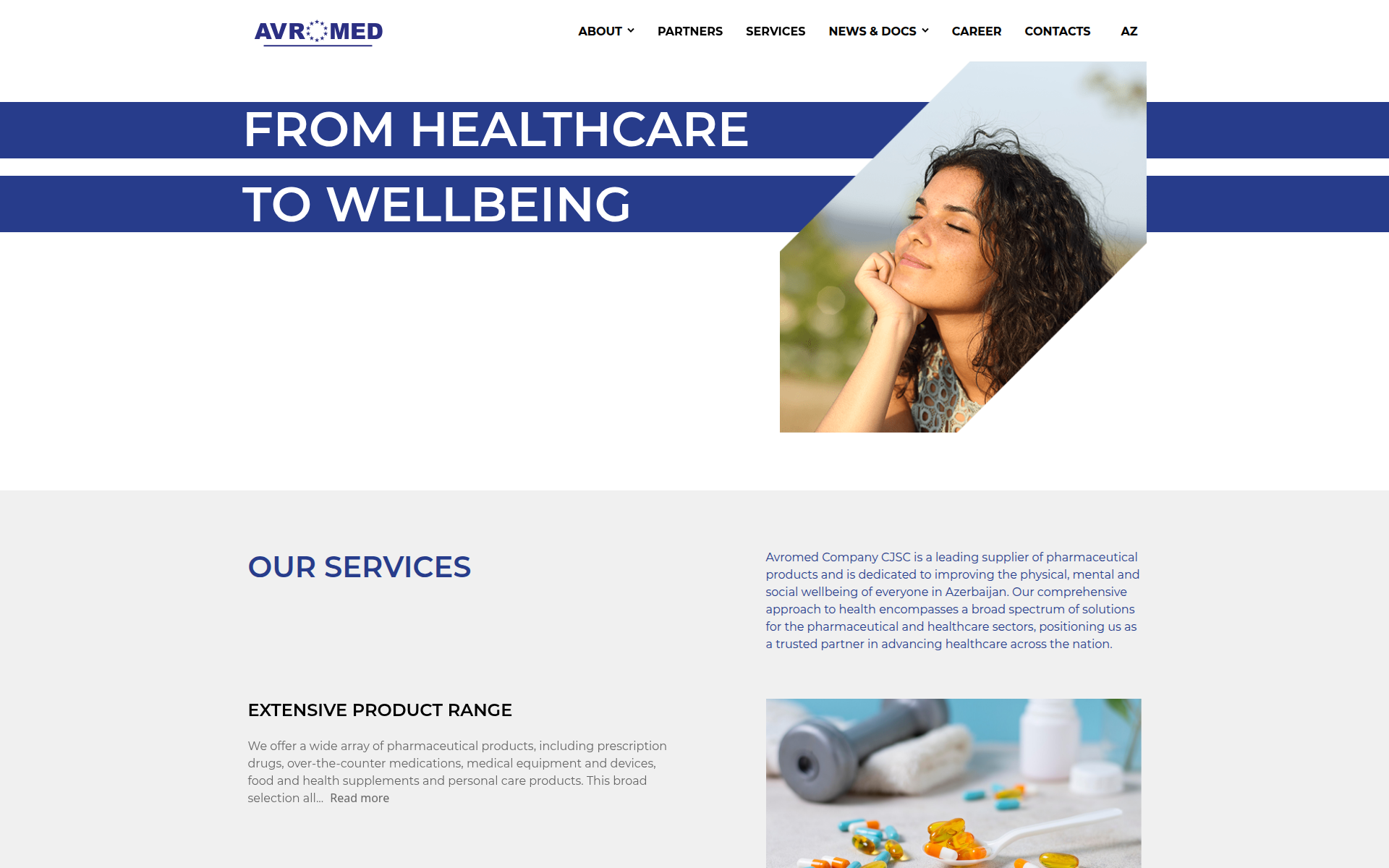 avromed.az 主页截图