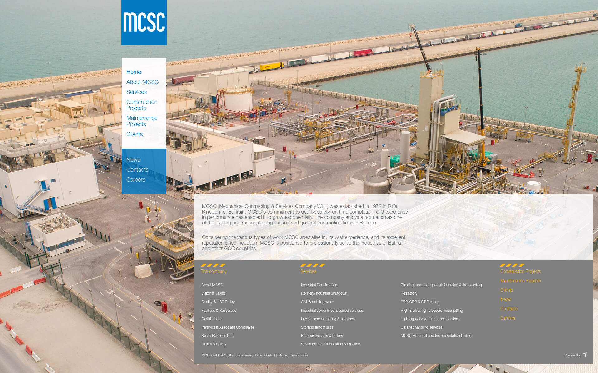 mcscwll.com 主页截图