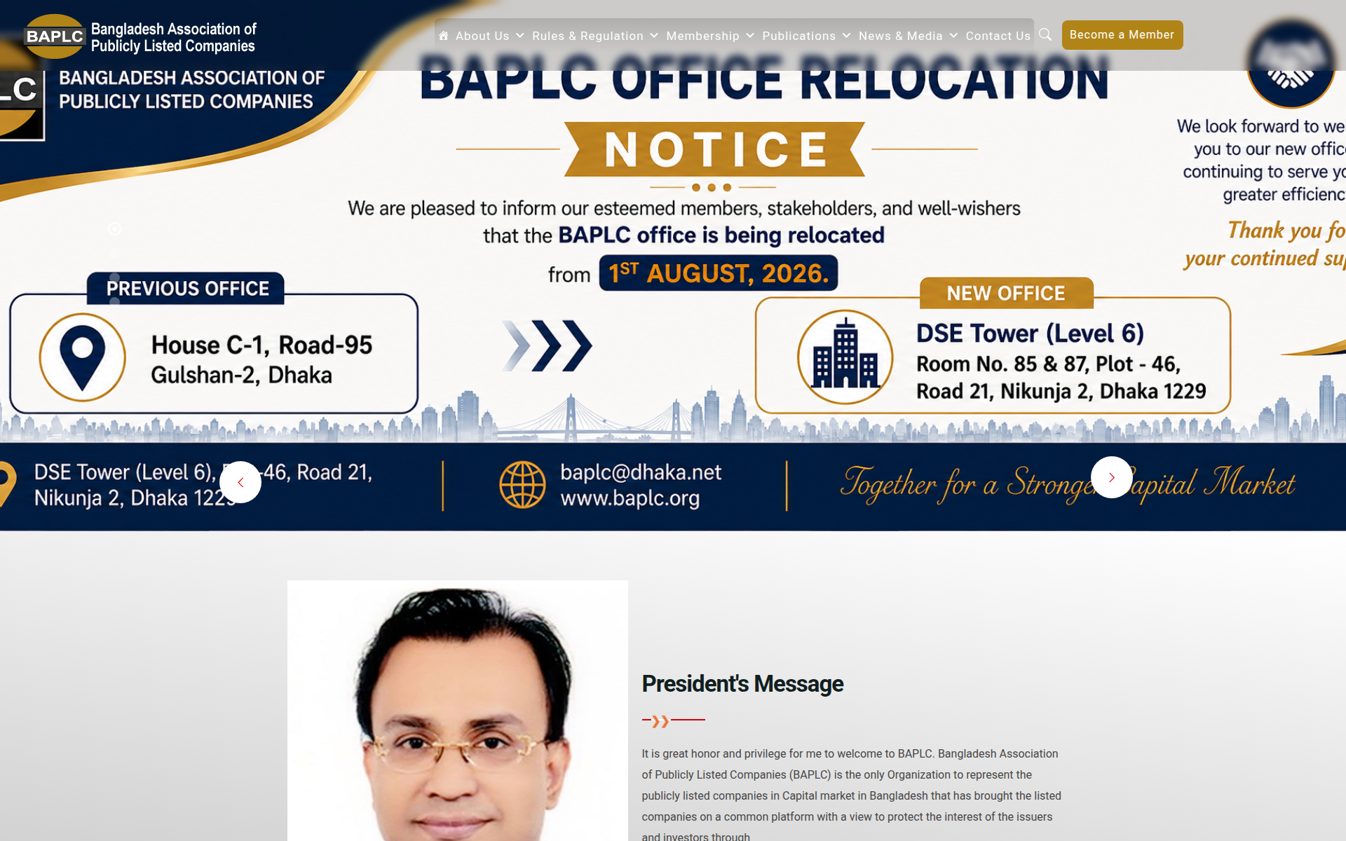 baplc.org 主页截图