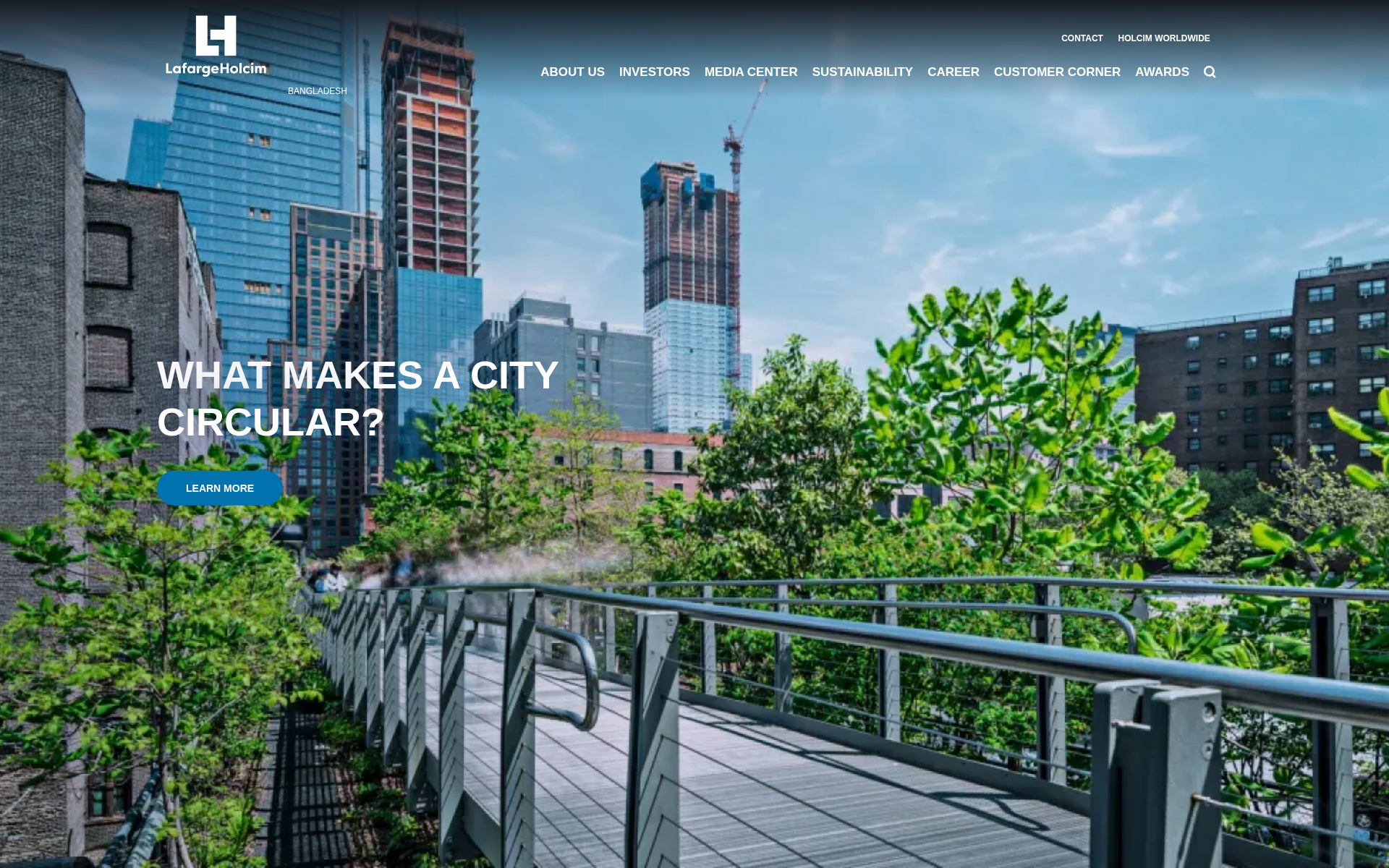 lafargeholcim.com.bd 主页截图