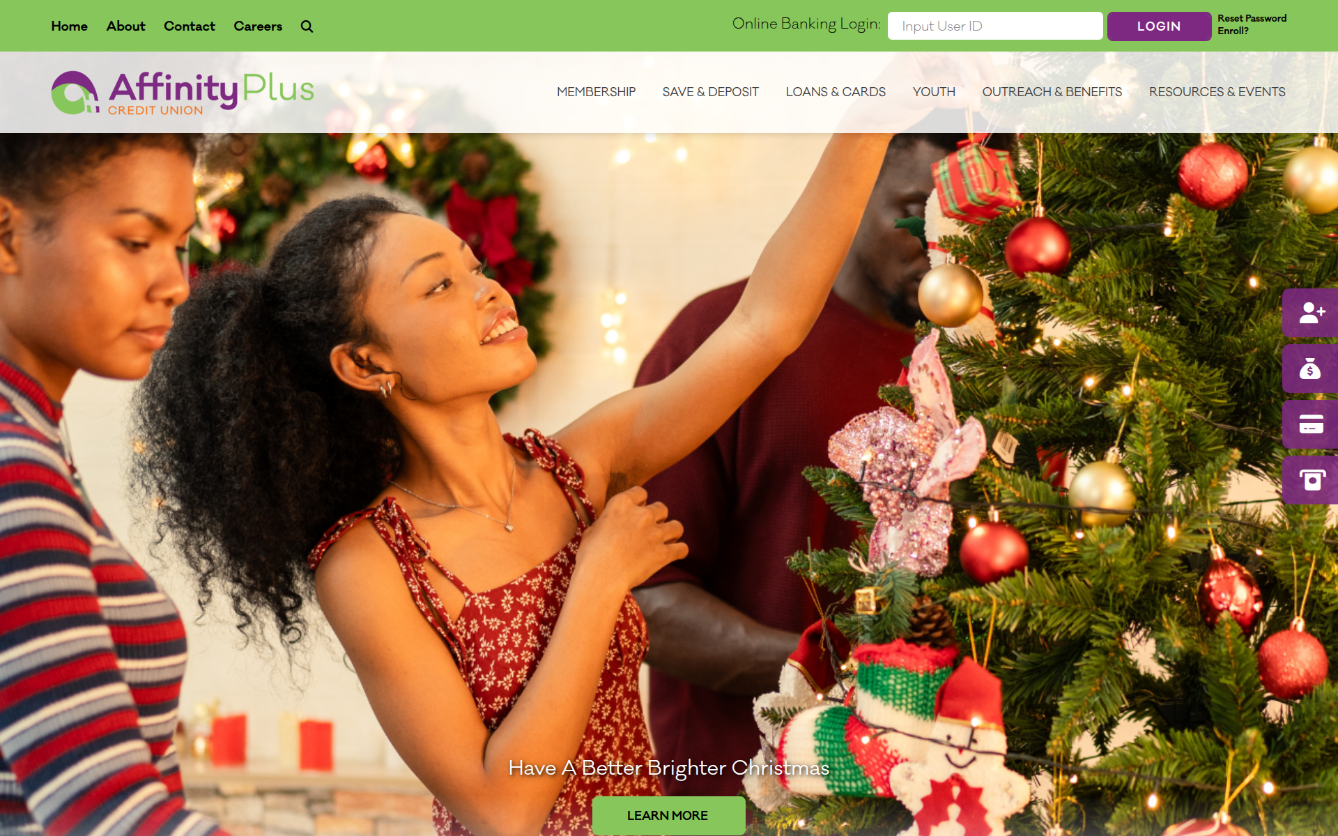 affinityplusbb.com 主页截图