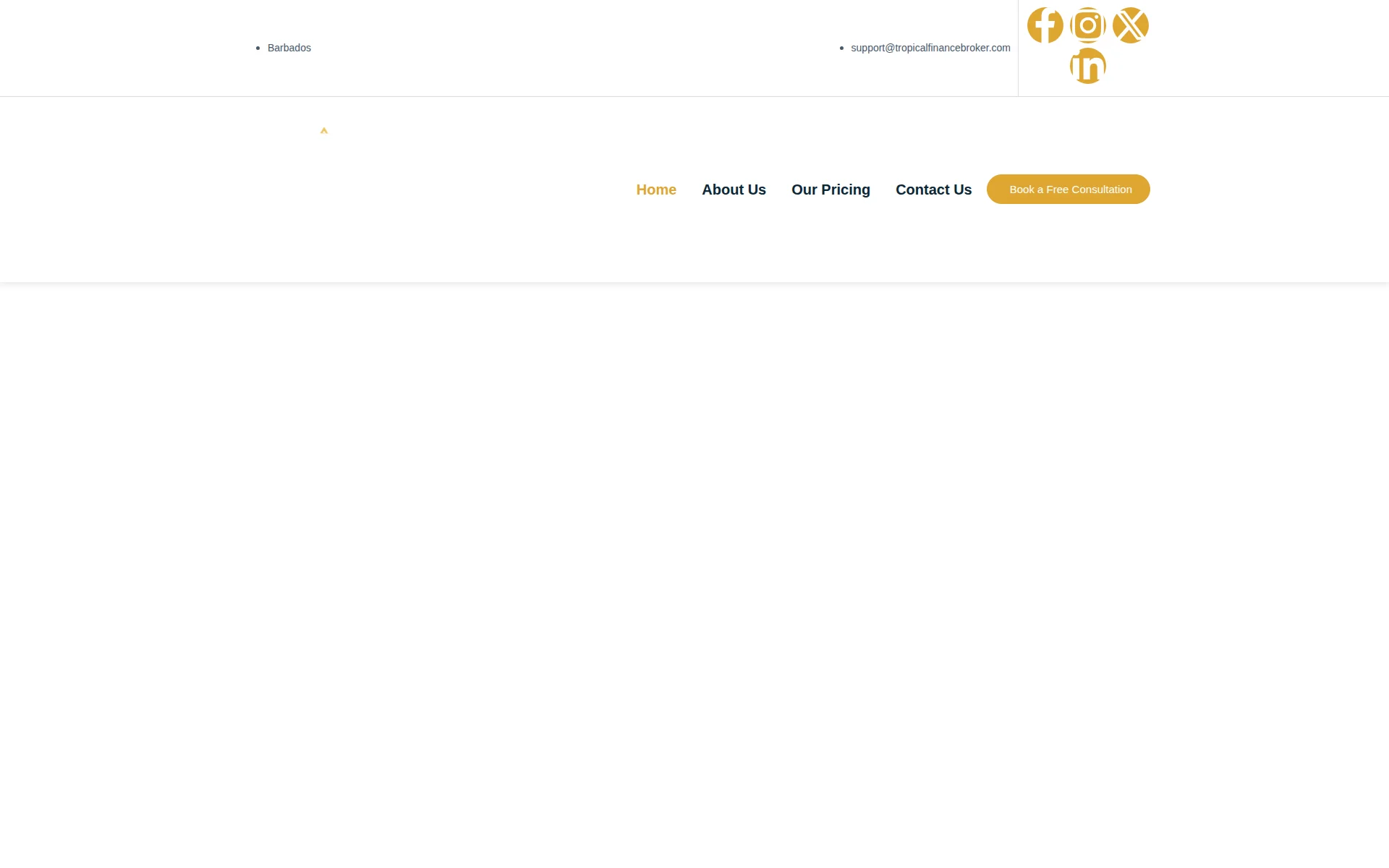 tropicalfinancebroker.com 主页截图