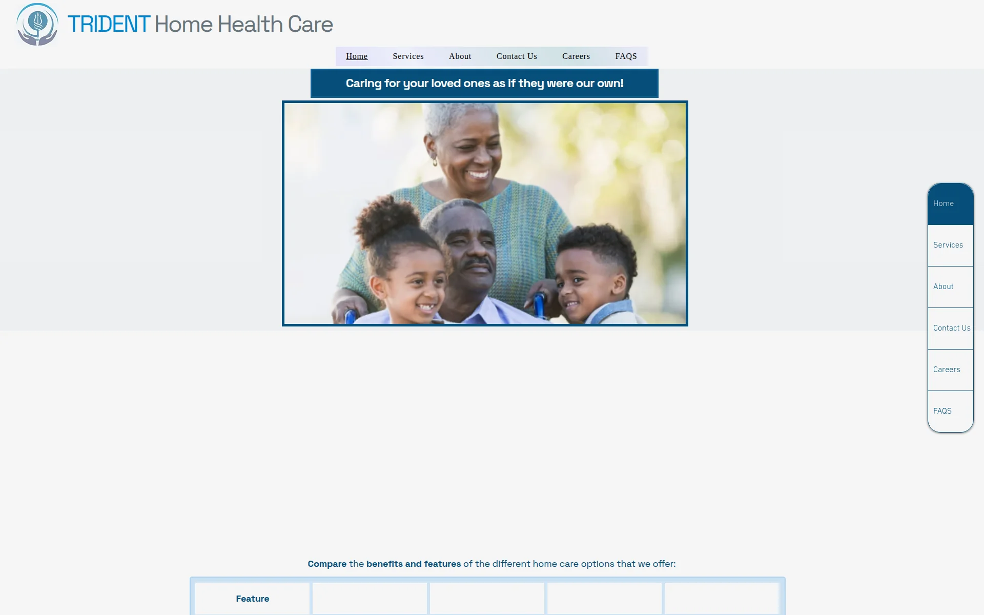 tridenthhc.com 主页截图