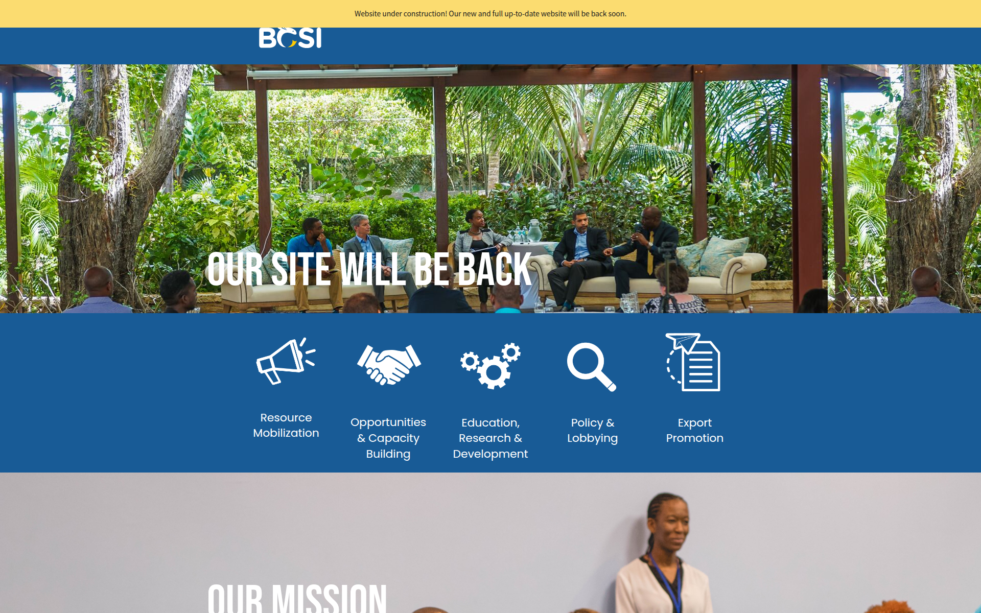 bcsi.org.bb 主页截图