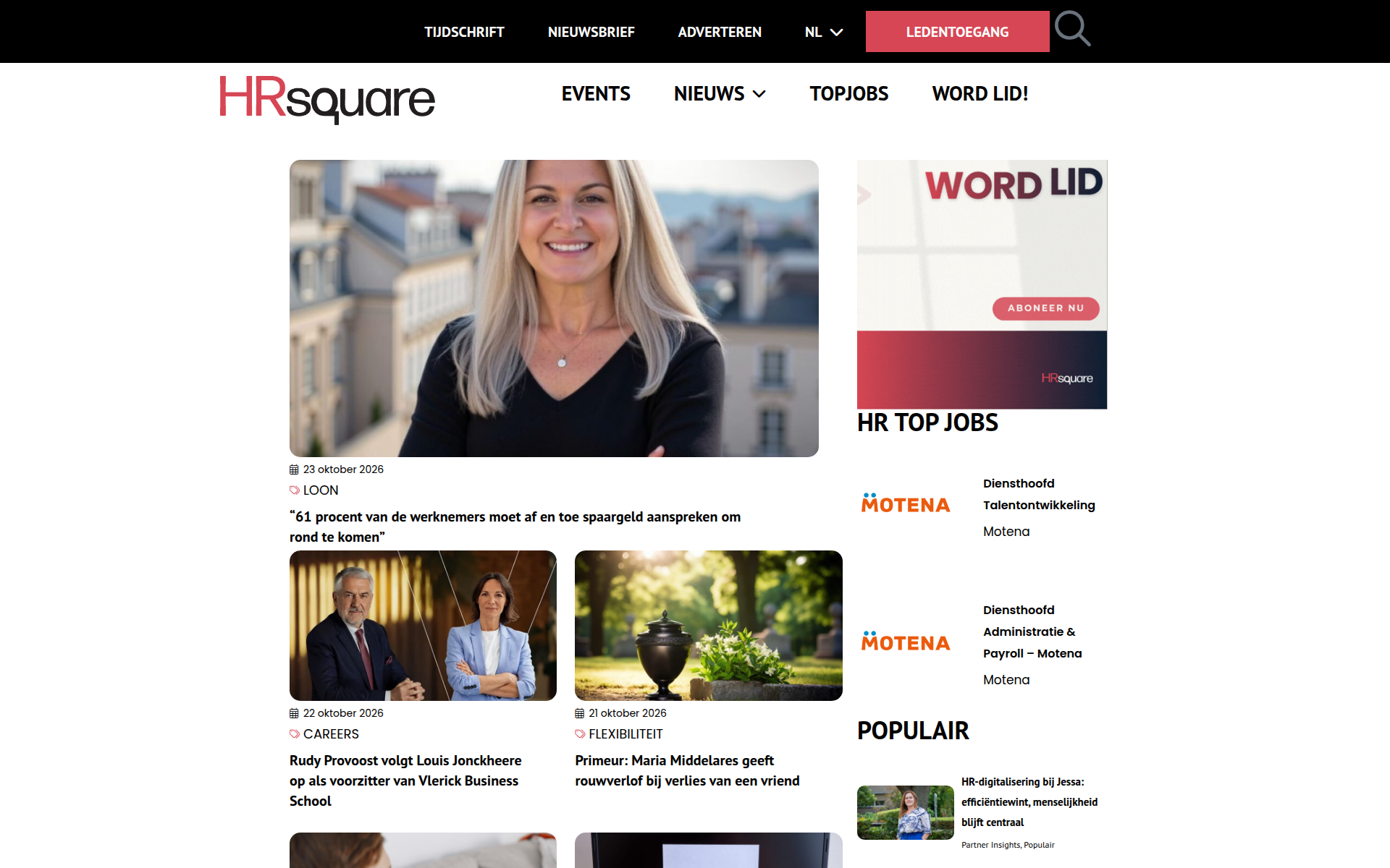 hrsquare.be 主页截图