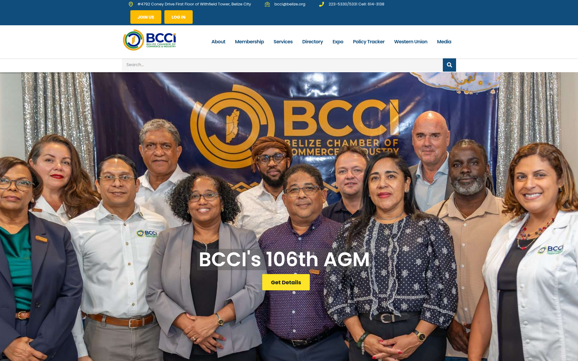 belize.org 主页截图