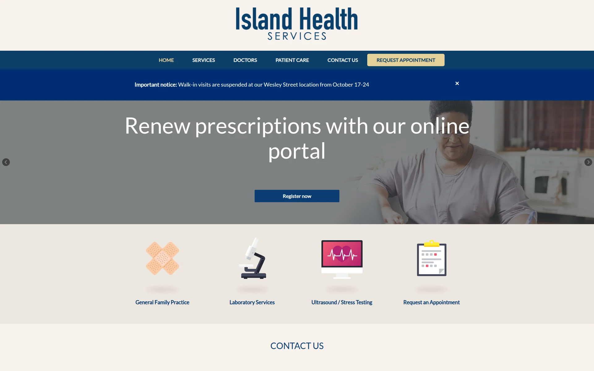 ihs.bm 主页截图