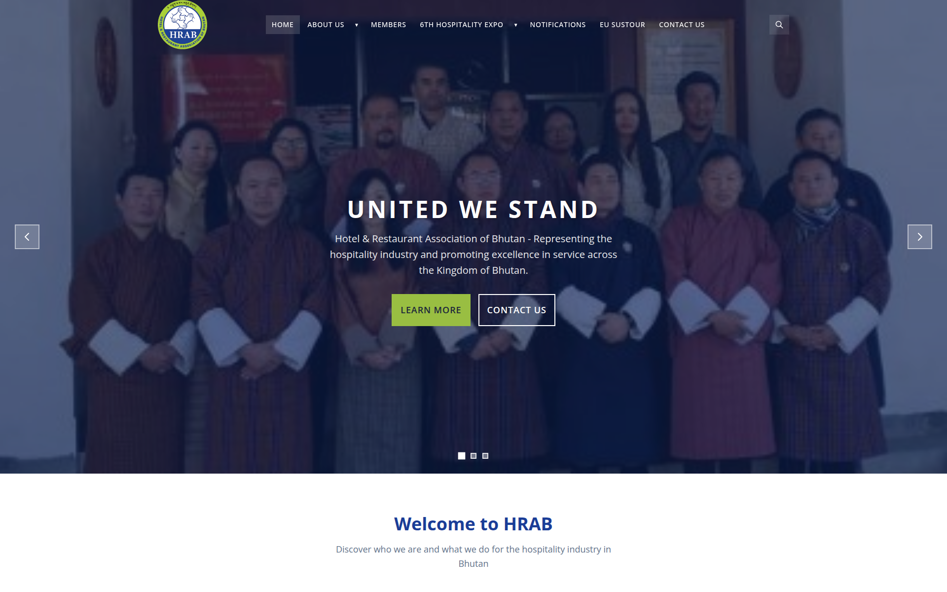 hrab.org.bt 主页截图