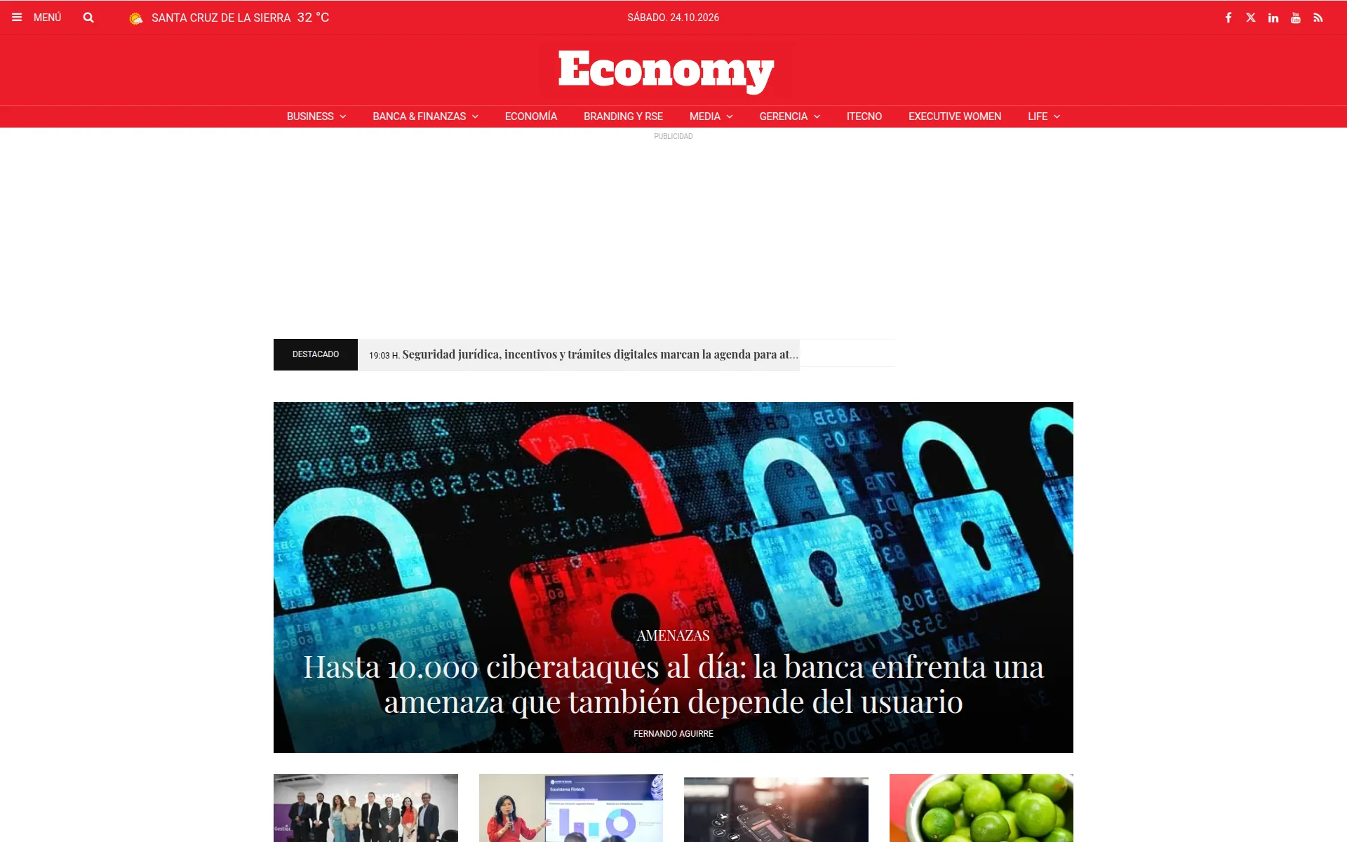 economy.com.bo 主页截图