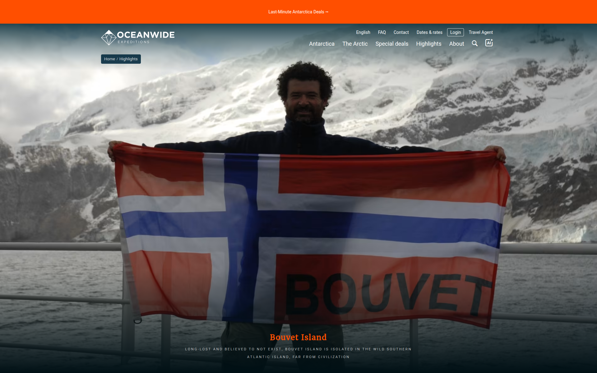 oceanwide-expeditions.com 主页截图