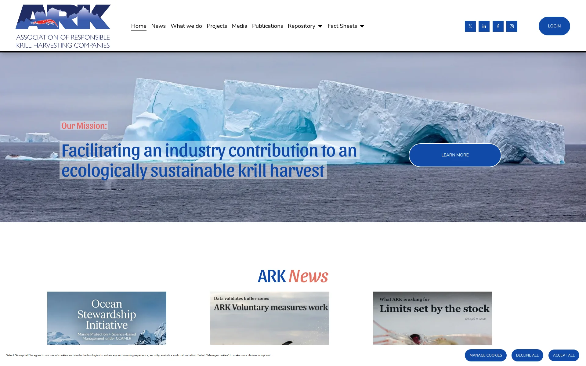 ark-krill.org 主页截图