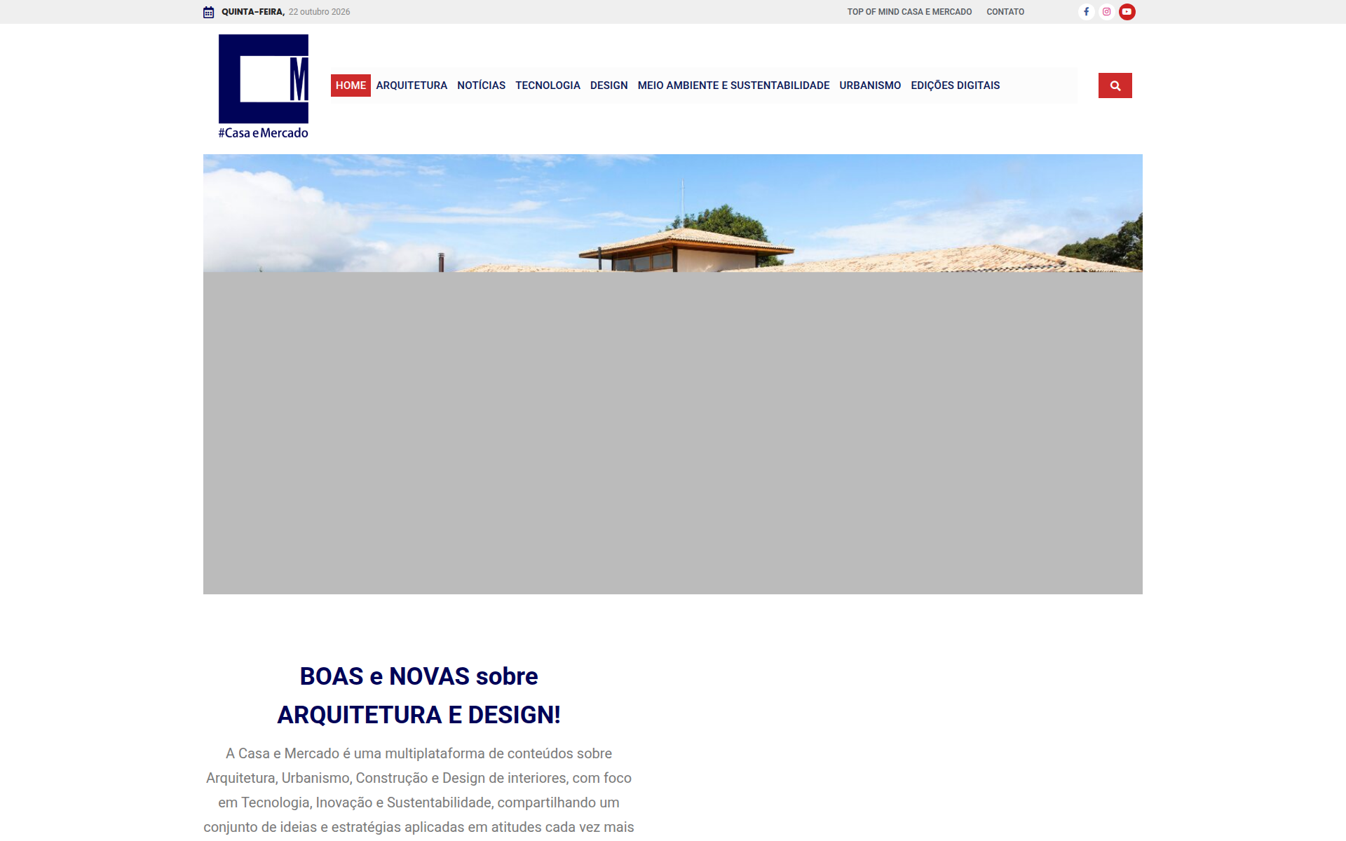 casaemercado.com.br 主页截图