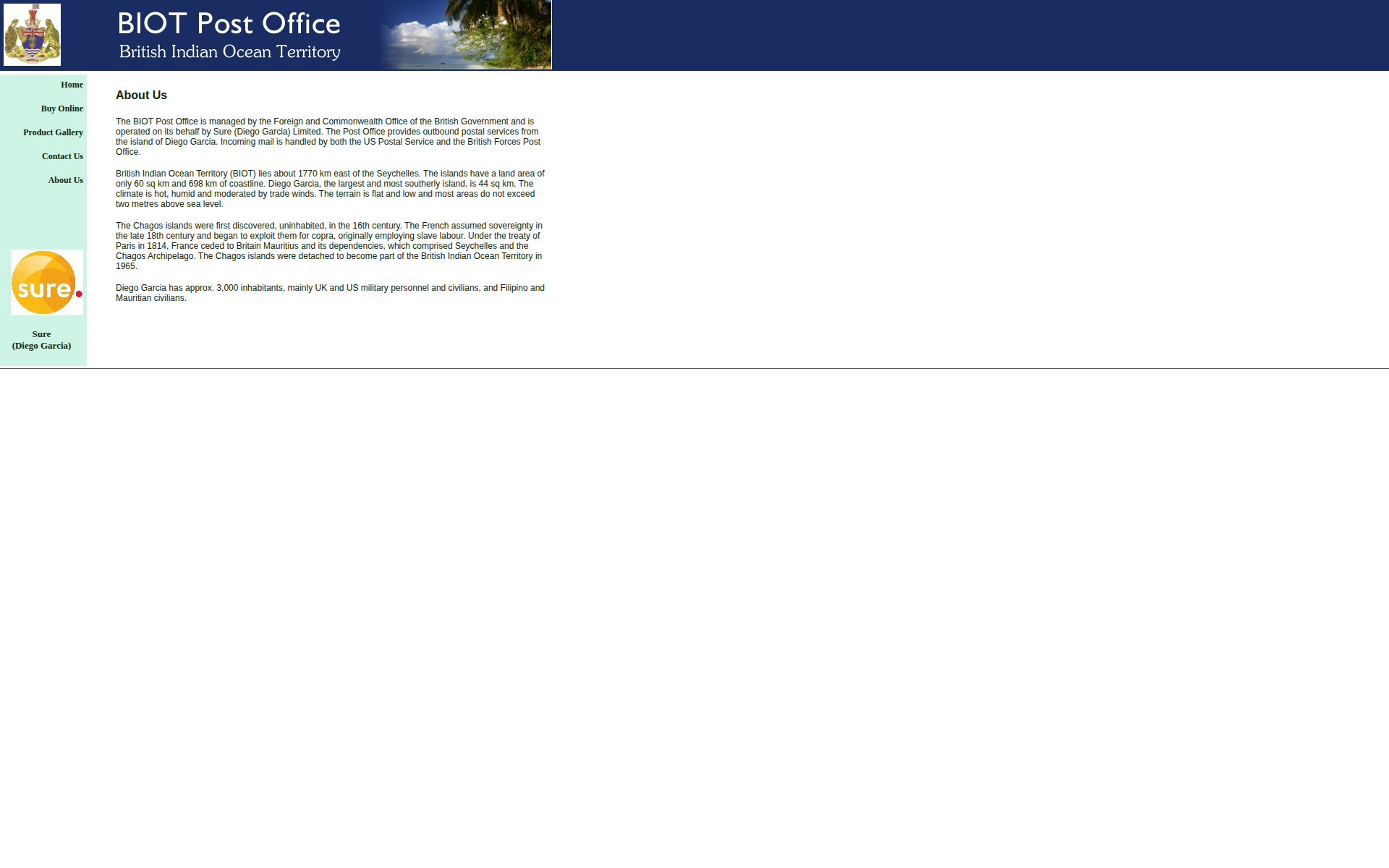 biotpostoffice.com 主页截图
