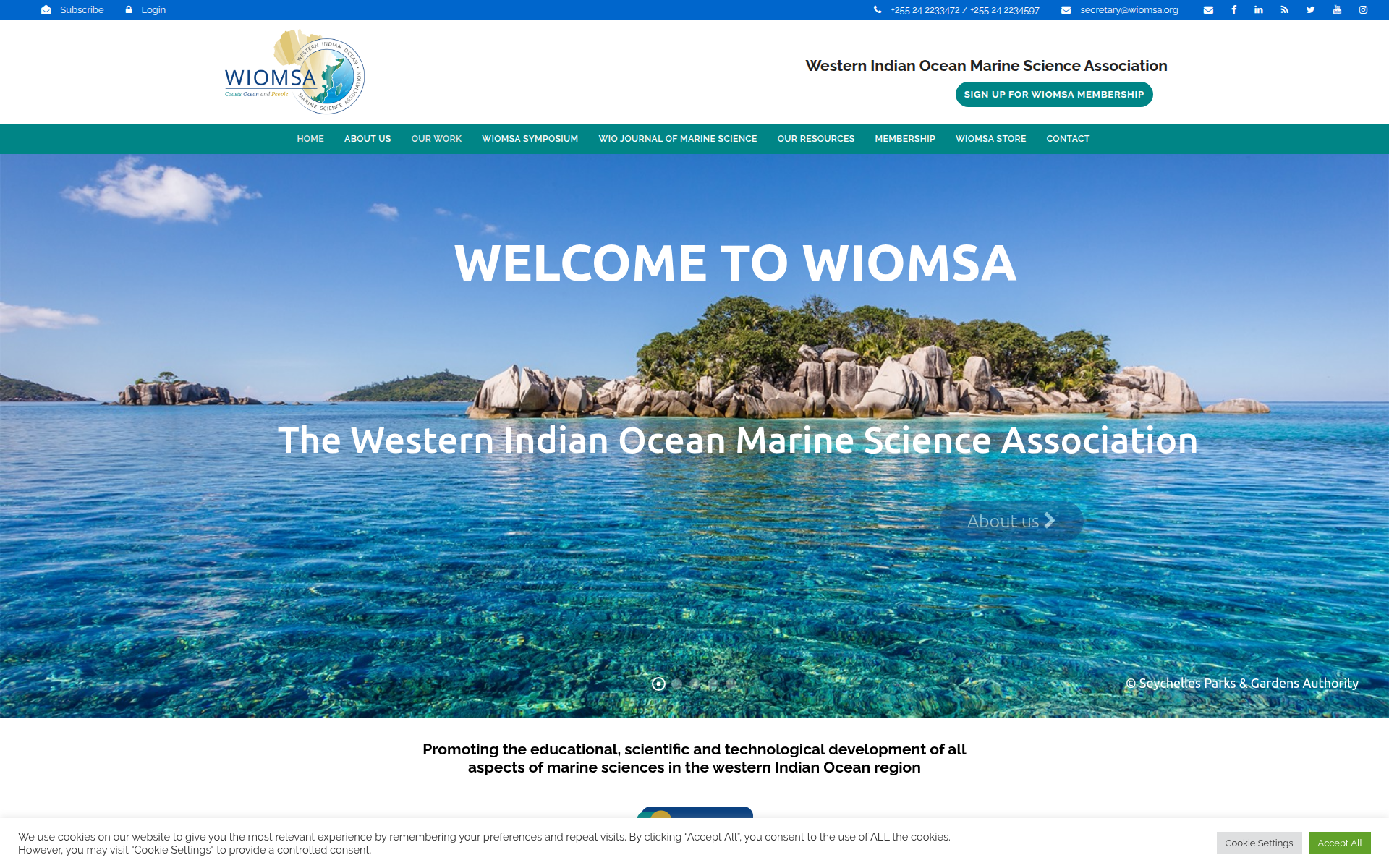wiomsa.org 主页截图