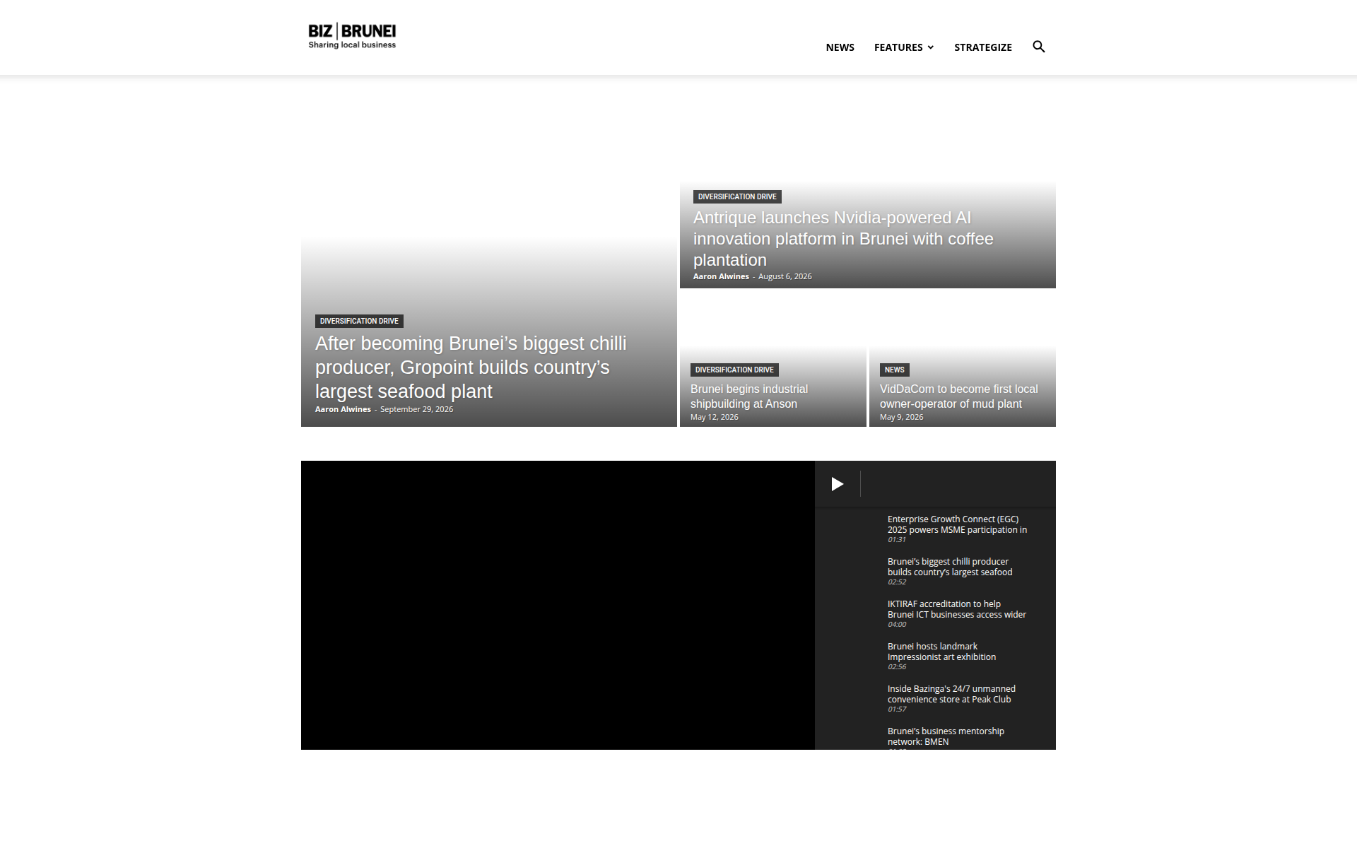 bizbrunei.com 主页截图